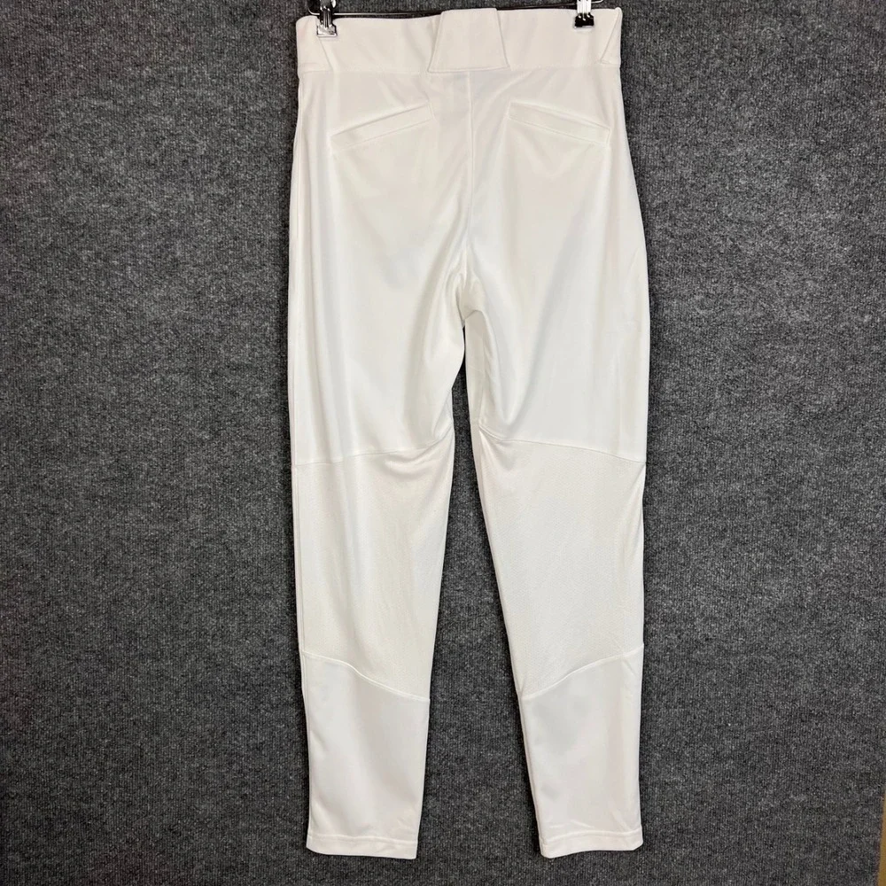 NEW Nike Baseball Pants Mens Small White  Dri-FIT Tapered Athletic